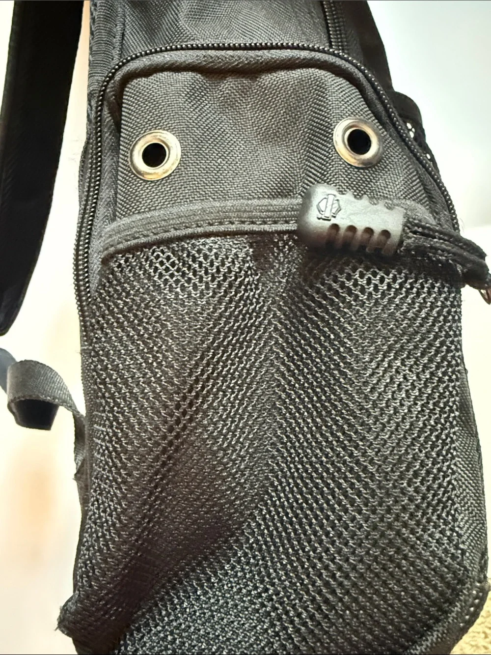 Harley Davidson Vintage Bar & Shield Voyager Black Nylon Unisex Backpack